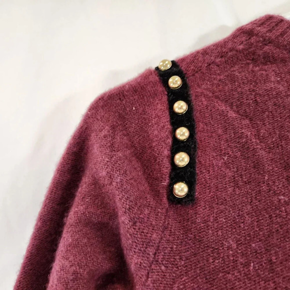 Juicy Couture Long Sleeve Sweater Dress Size XS Burgundy - Picture 8 of 15